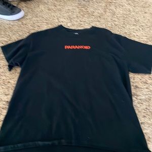 Anti Social x Undefeated Black and Orange Tee